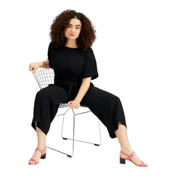 Everlane The Japanese GoWeave Short Sleeve Jumpsuit - Picture 5 of 12